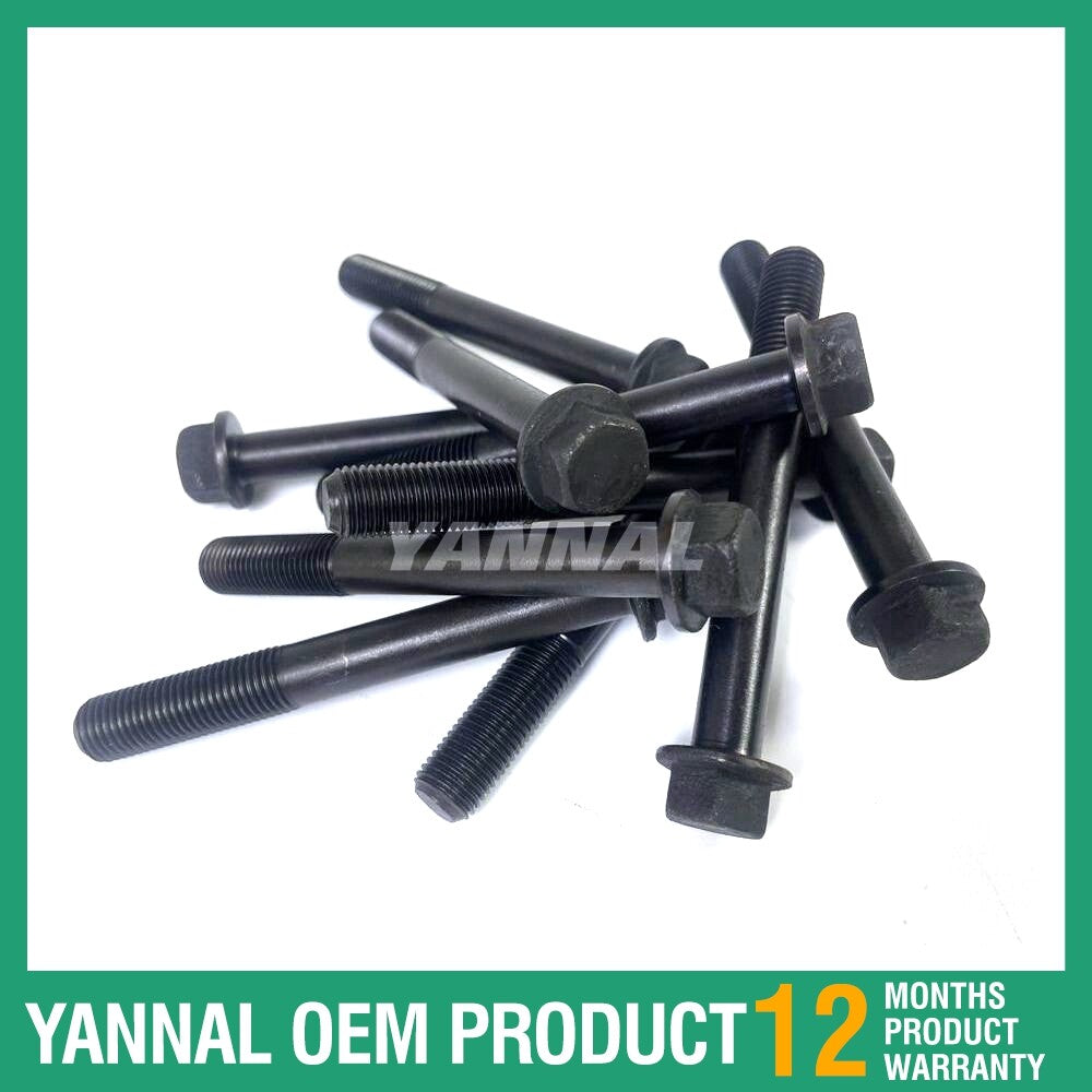 10-piece socket bolt set for Perkins 1104D-44T diesel engine