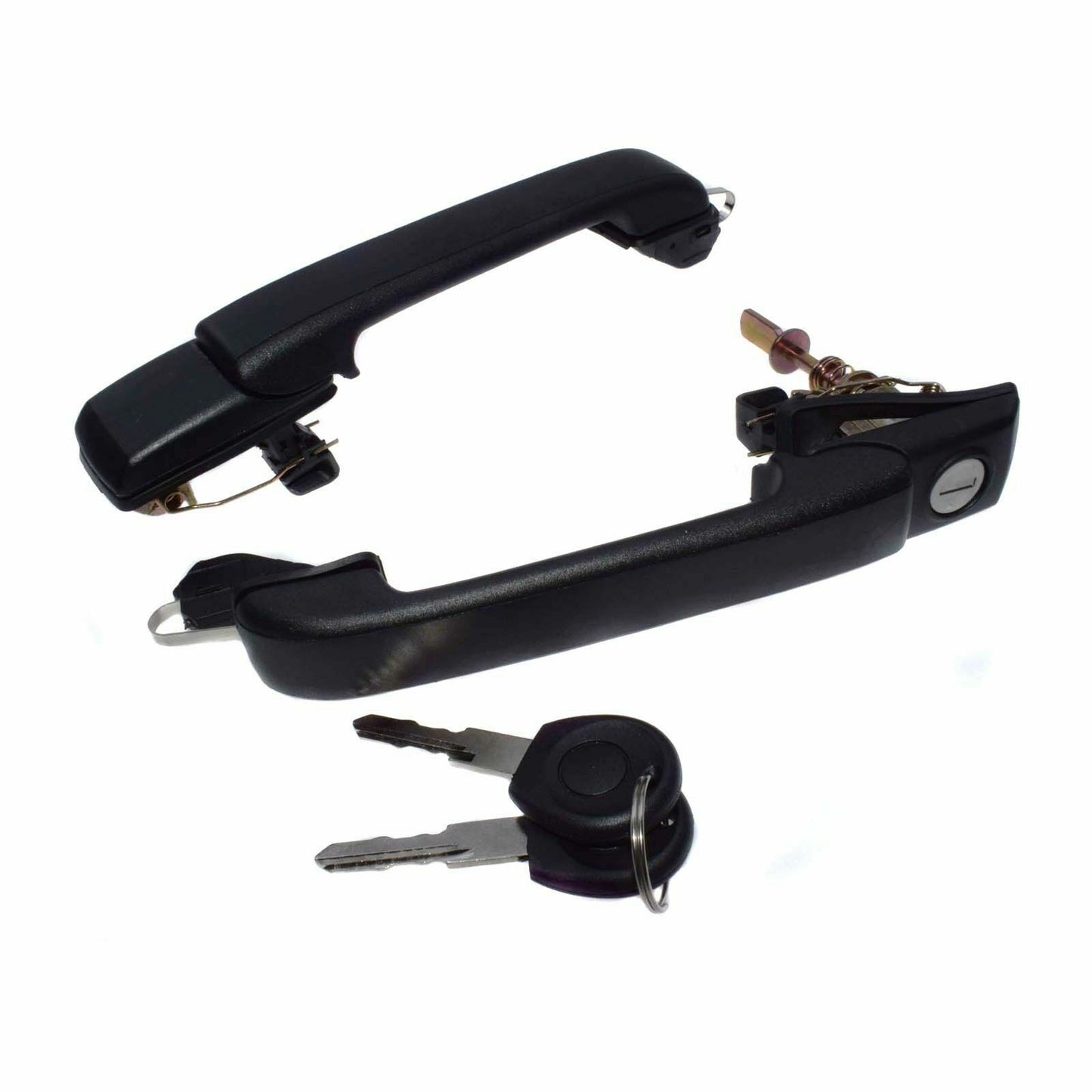 2X Front Rear Outside Door Handle W/ Keys For 93-98 for VW for Jetta for Golf MK3 1H0837207B