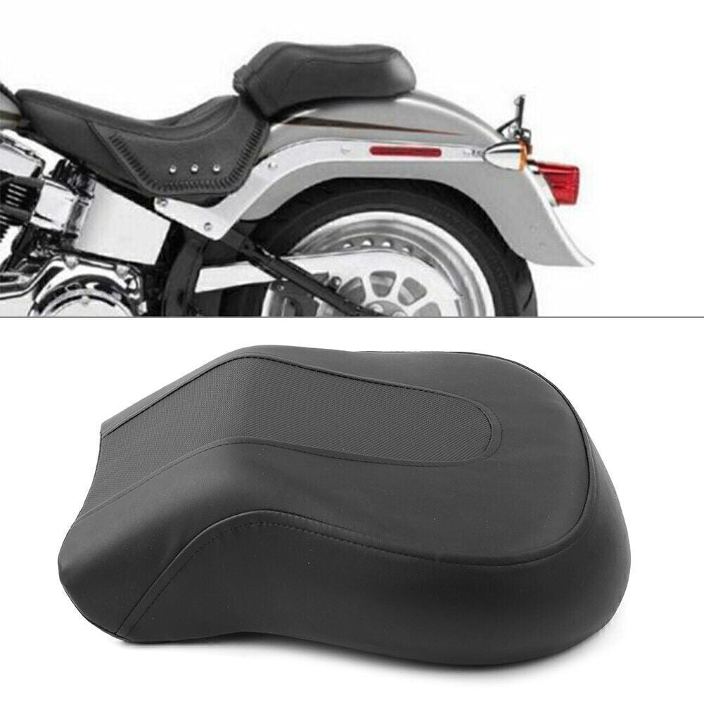 Rear Passenger for Seat Pillion Black for Harley Davidson FLSTF FatBoy 2008-2014