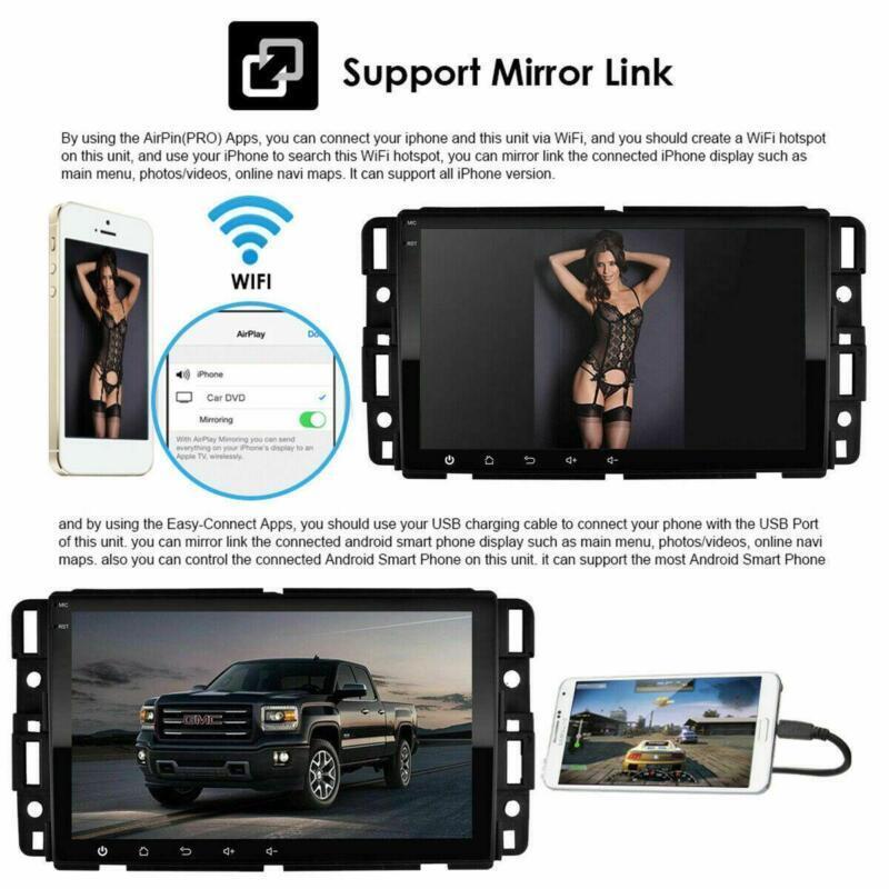 for GMC for Chevrolet for Chevy for Sierra Android 10.1 8 Car Stereo Radio GPS Navigation
