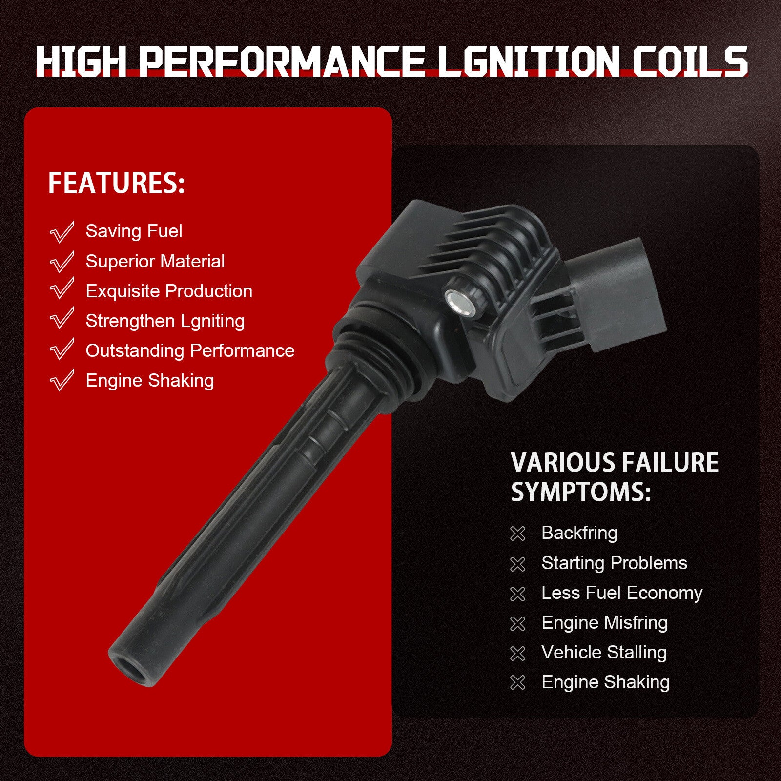 4x Ignition Coils  Iridium Spark Plug for 2015-2020 for Audi A3 A6 TT Quattro UF765