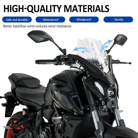 Dirt Bike for Yamaha MT-07 2021- Wind Windshield Deflector Protector WIND Screen