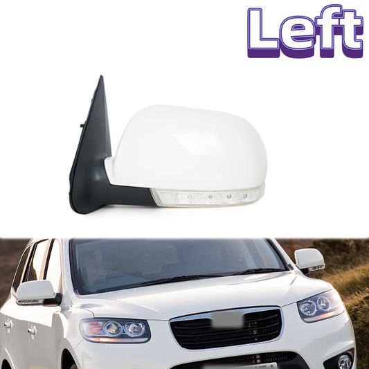 Left Folding Side Rearview Mirror 8PINS for Hyundai Santa Fe 2.4L 2.7L 2007-12