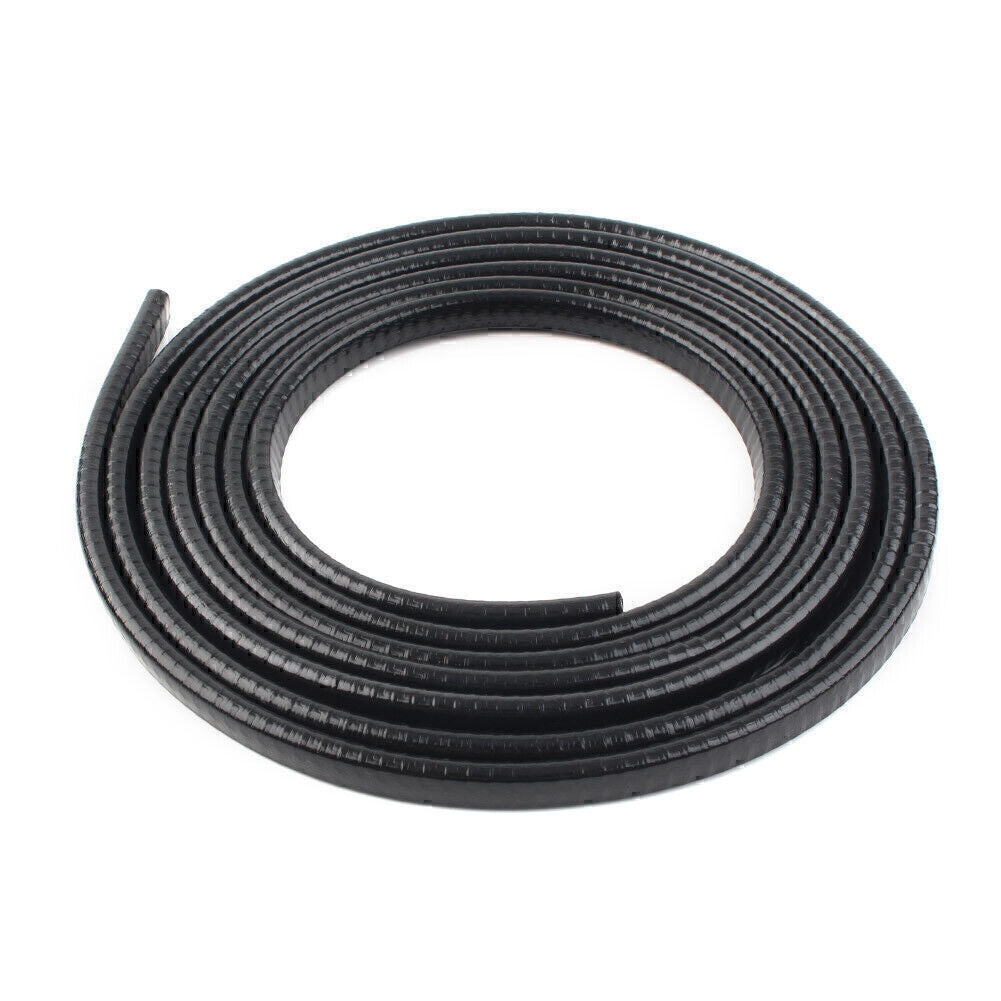 10ft/3m Door Trim Edge Lock Guard Moulding Rubber Seal Strip Protector Black