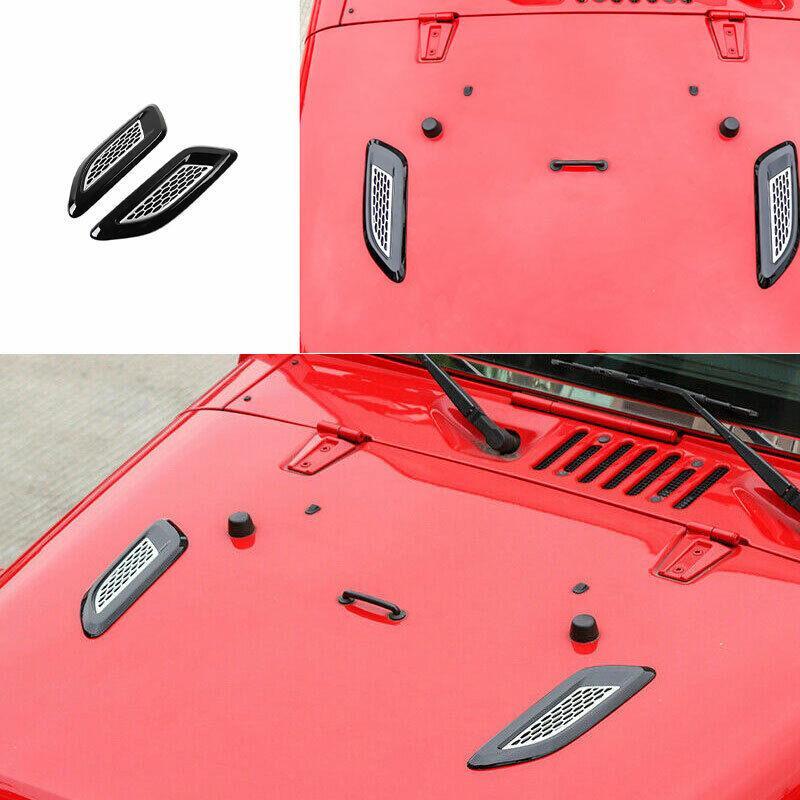 for Jeep for Wrangler TJ 1997-2006 ABS Black Front Side Door Fender Cover Trim 2pc