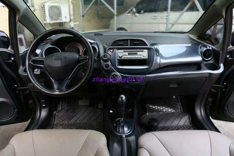 26-piece carbon fiber style interior trim kit for Honda Fit 2008-2011