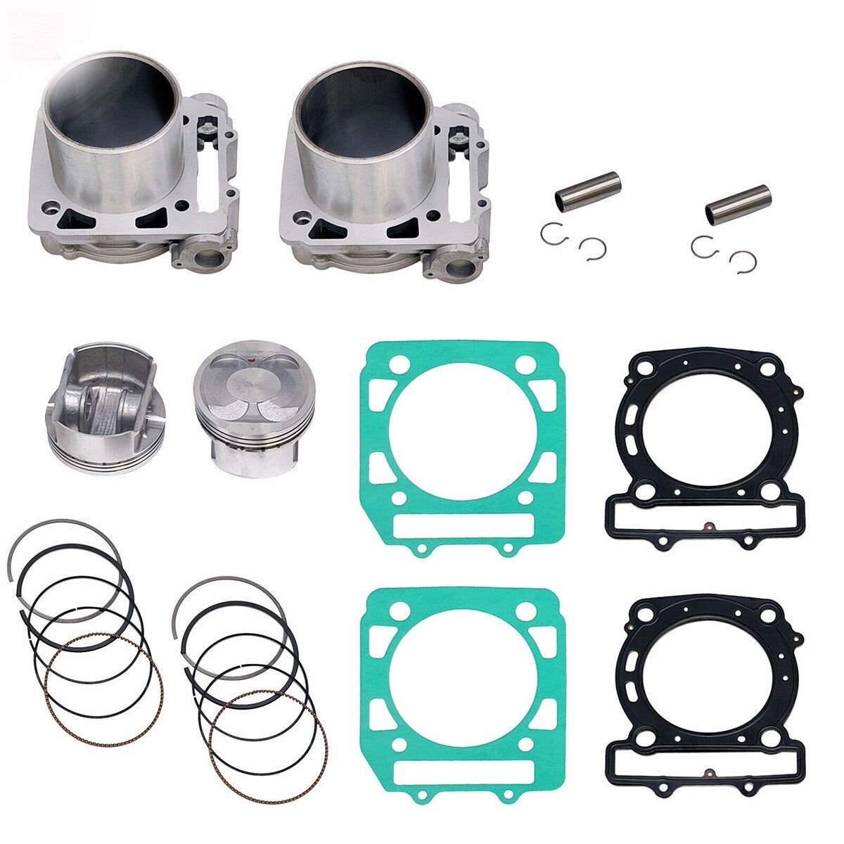 New Cylinder Head Body Kit 1 2 Piston Gasket For Hisun 800cc RS8 HS800 ATV UTV