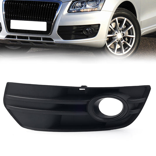 Front Lower Bumper Grille Fog Light Grill Cover With Fog Lamp Hole for Audi Q5