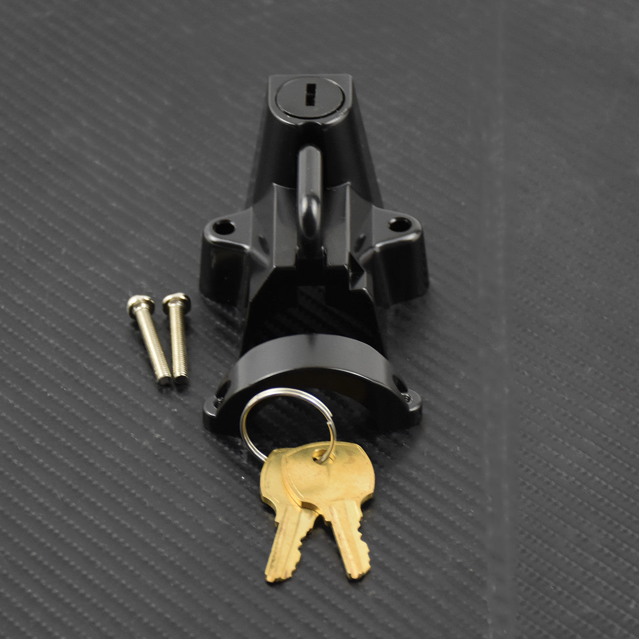 0.875 to 1.25 25-32mm Motorcycle Tube Helmet Lock 2 Keys Fit for Harley Black