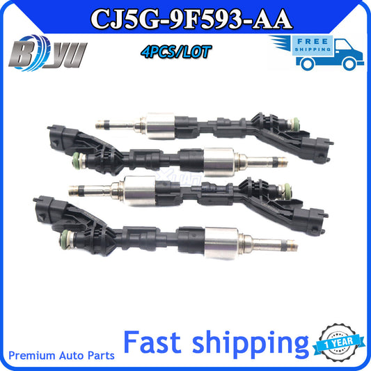 4Pcs New for Ford Escape for Ford Fiesta 1.6L CM5273 Fuel Injector GDI CJ5G-9F593-AA