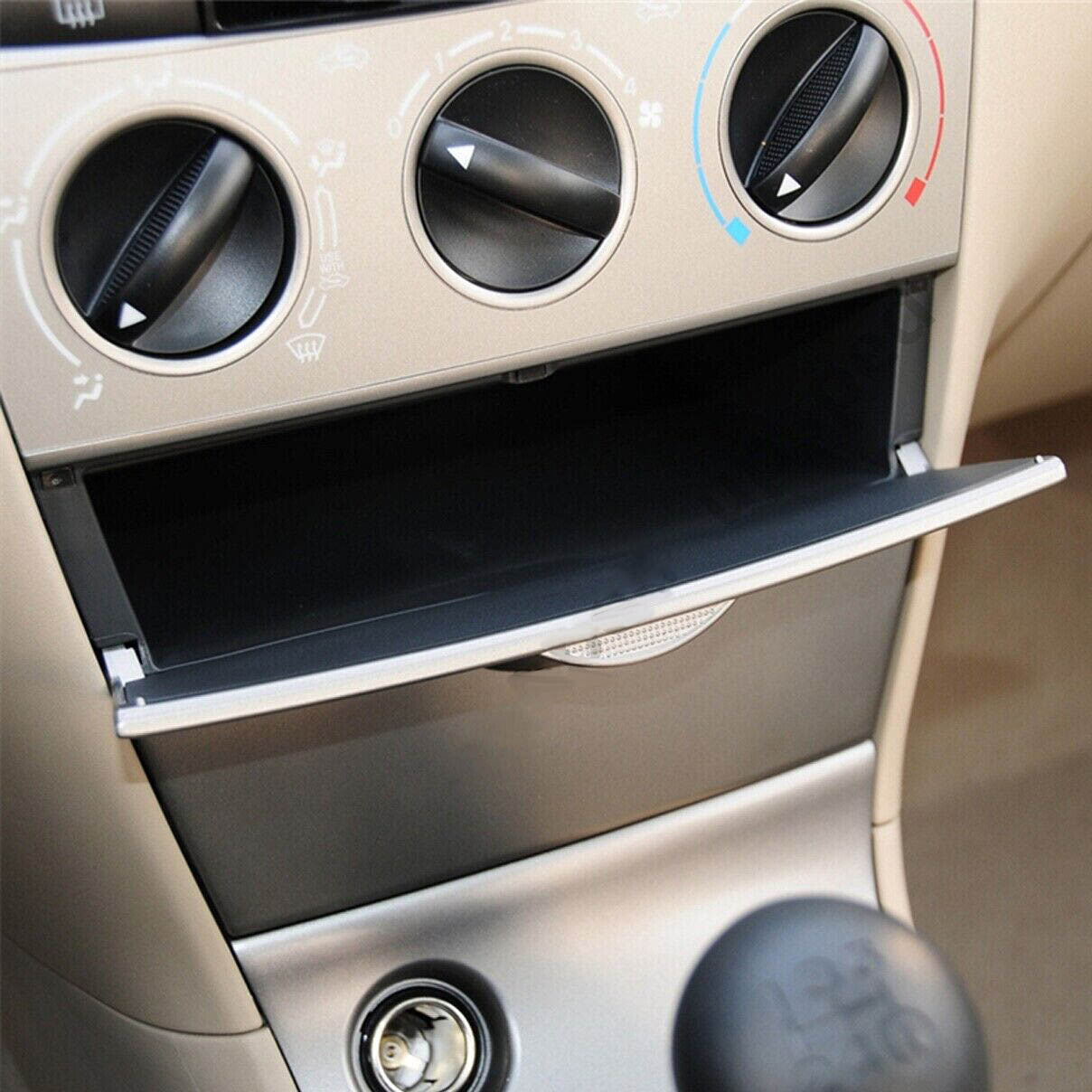 Peach Wood Center Console Storage Box Panel Cover for Toyota for Corolla 2003-2008