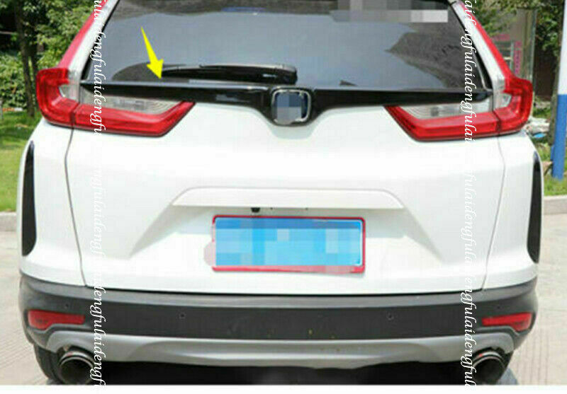 1P for Honda CR-V CRV 2017-2022 Glossy Black Car Rear Trunk Lid Upper Trim Strip