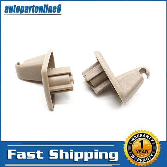 2x 1EJ51BD1AA Sun Visor Holder Hook Clip for Chrysler 300 for Dodge Charger Magnum