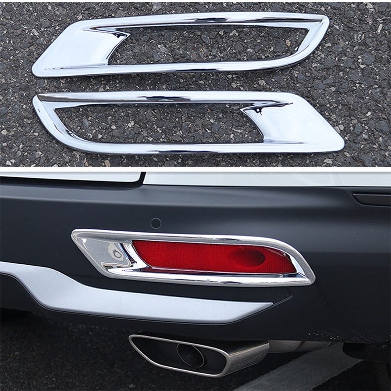 for Honda CR-V 2020-2022 Chrome Rear Bumper Fog Light Lamp Cover Reflector Trim
