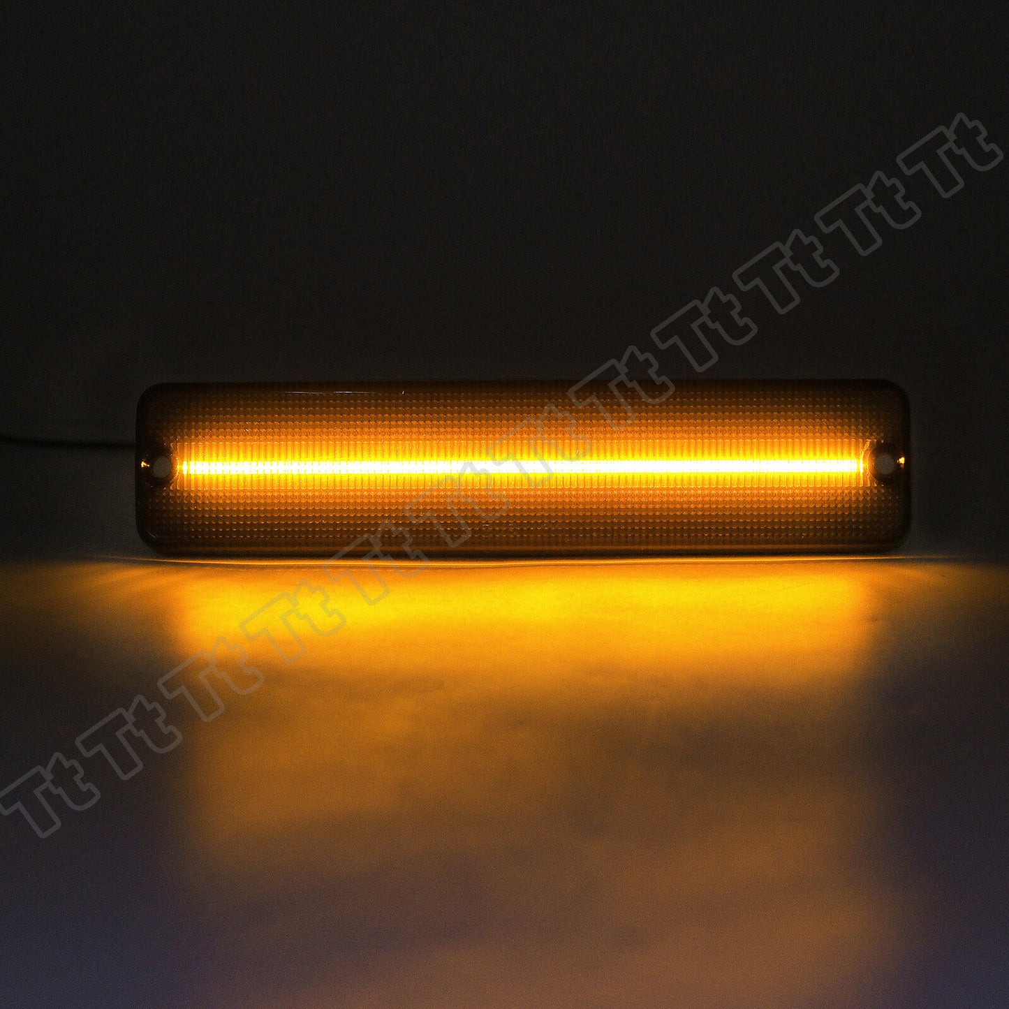Smoked lens LED front fender side marker lights for 1987-1995 for Jeep for Wrangler YJ