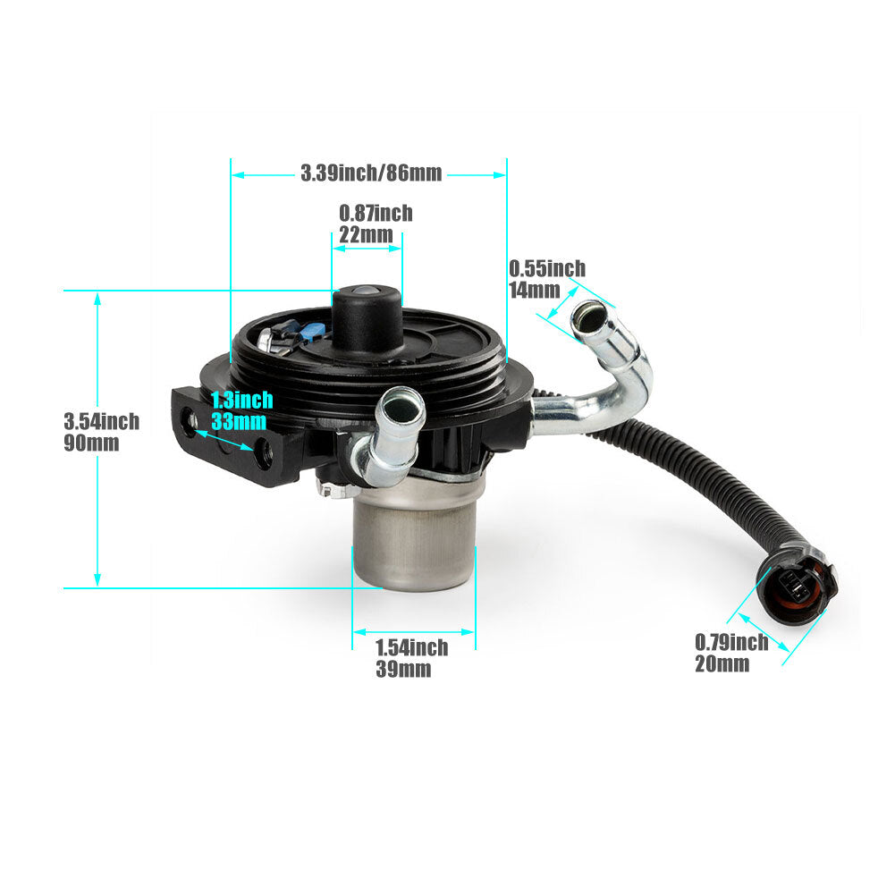 1-piece fuel filter head assembly for Duramax 6.6L LB7, 2004-2013, new, 12664429