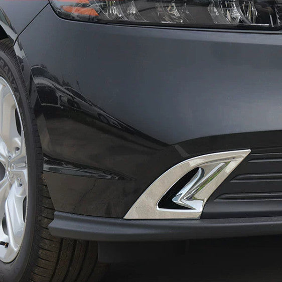 2pcs for Honda Accord 2023-2024 Chrome Front Fog Light Lamp Cover Trim Frame