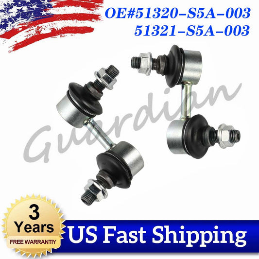 2-Piece Sway Front Stabilizer Pole End Connection Kit for Honda ELEMENT CR-V for CIVIC for ACURA EL