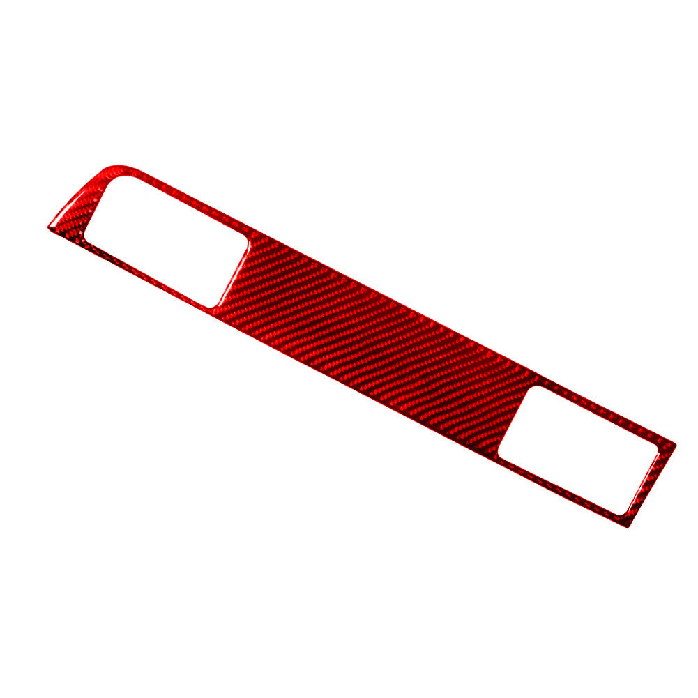 Red Carbon Fiber Passenger Sides Air Vent Trim for Mitsubishi Outlander 2014-16