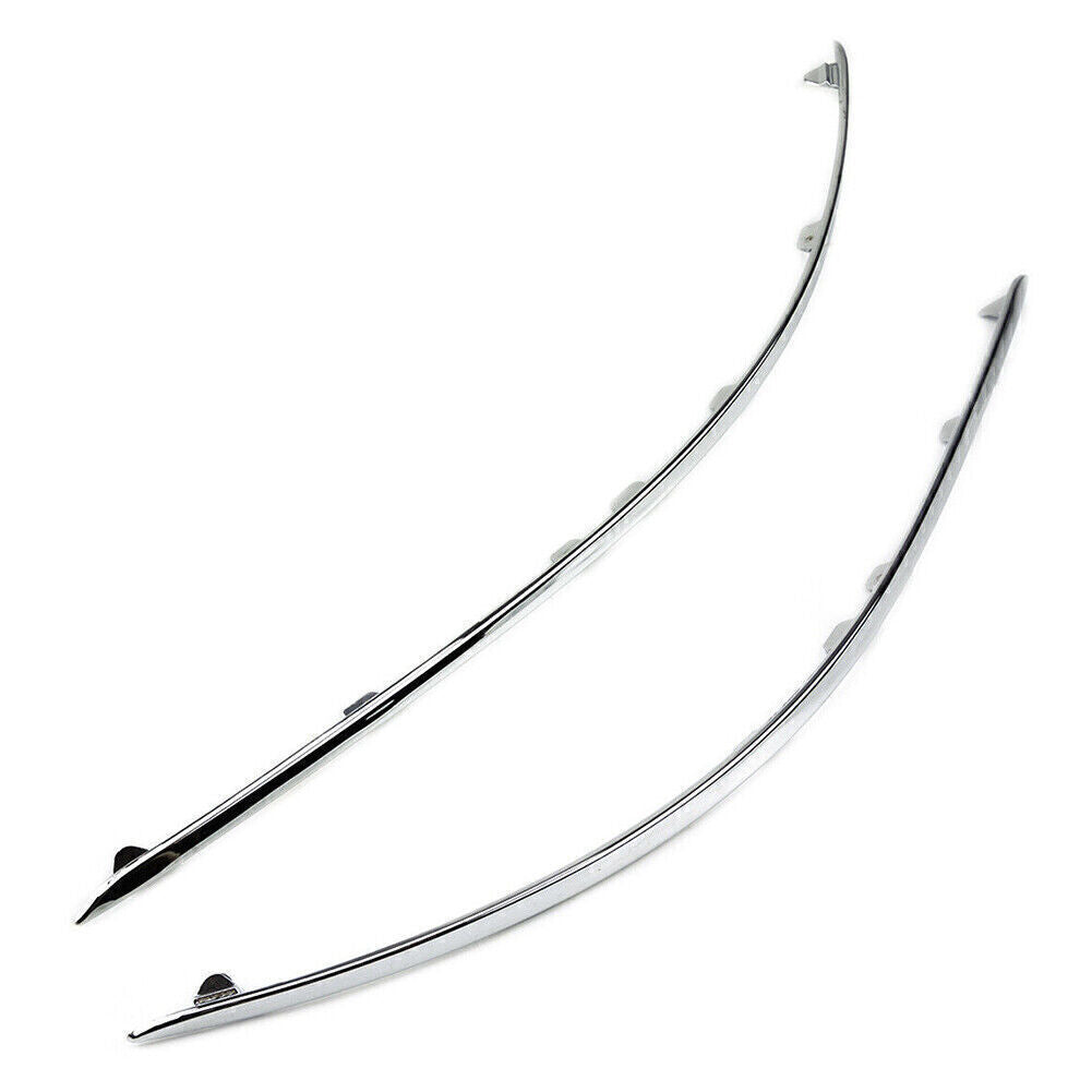 Avantgarde Front Bumper Chrome Trim LH+ RH Fit for Mercedes C-Class W204 2007-2010