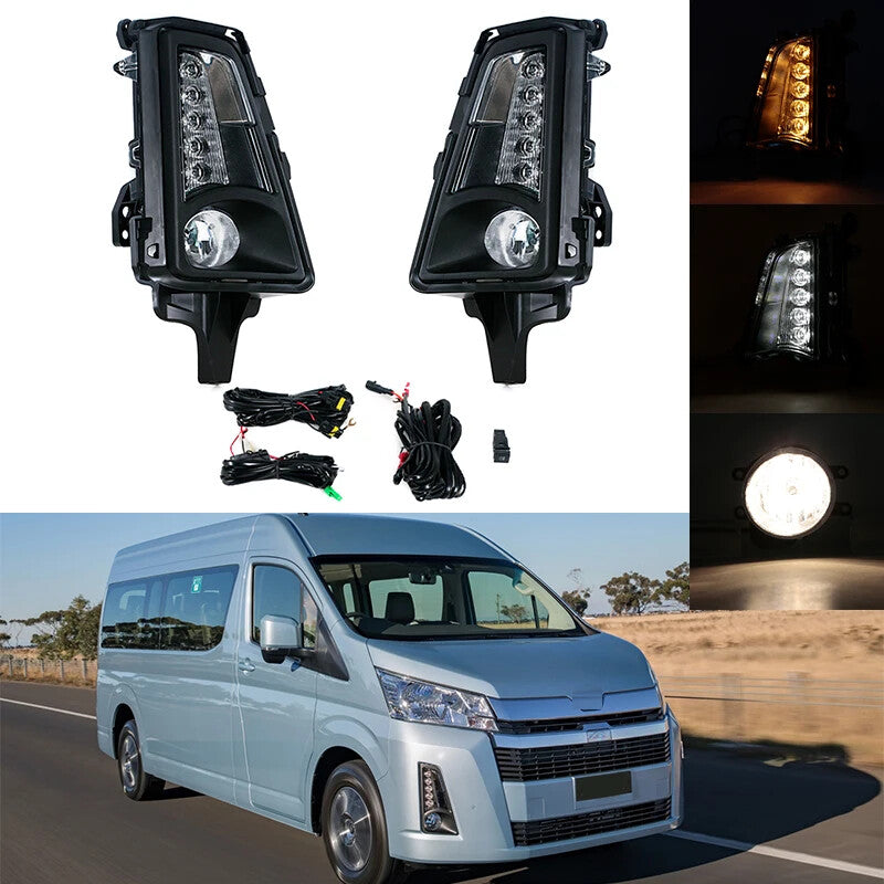 1 pair for Toyota Hiace Commuter 2019-2021 Daytime Running Drive Light Foglight