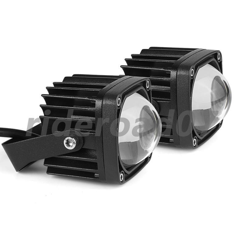 2x 2in LED Work Light Bar Cube Pods 8D Driving Fog Yellow White Offroad SUV Boat