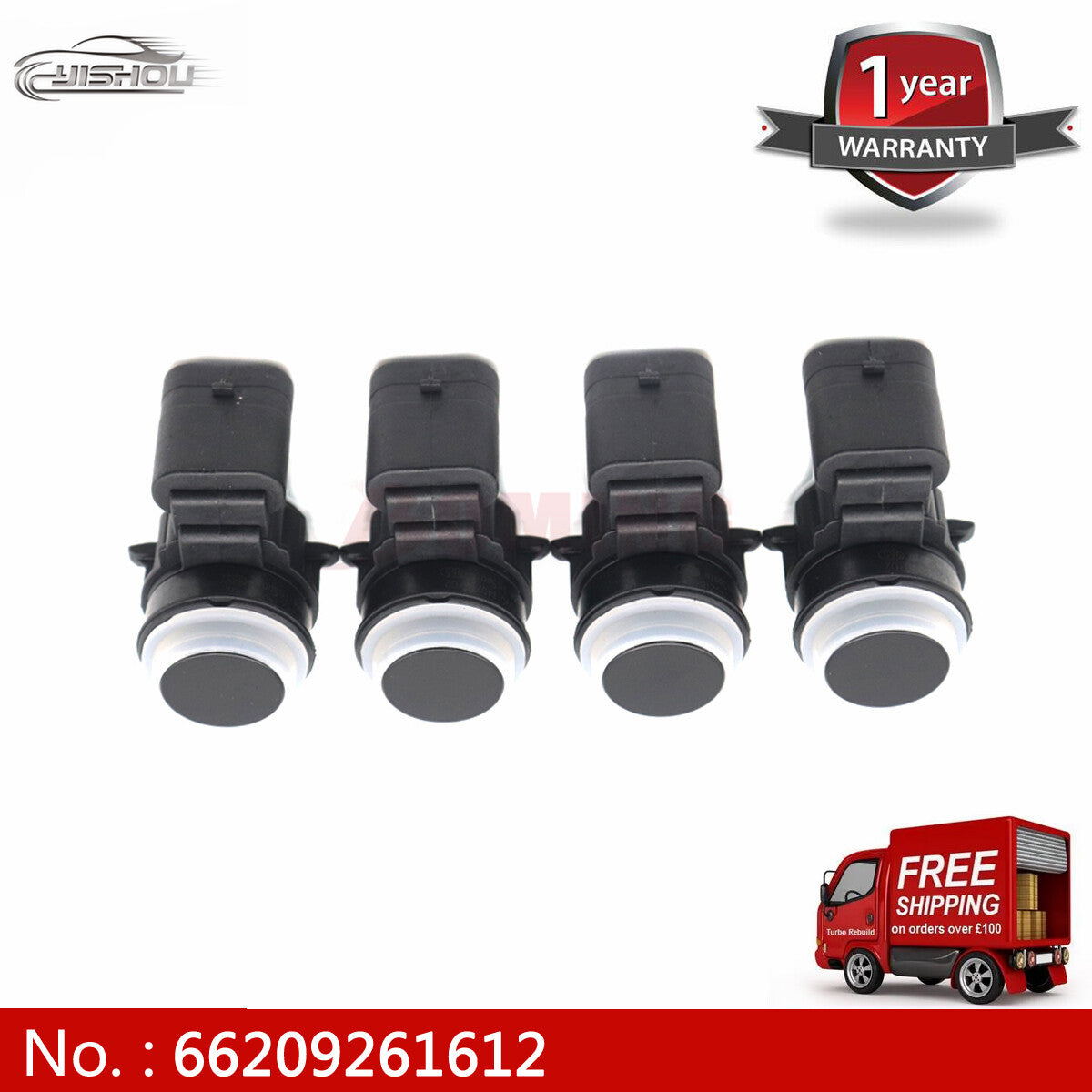 4-pack 66209261612 PDC parking sensors for BMW 1 Series, F20, F21, F22, F23, F87