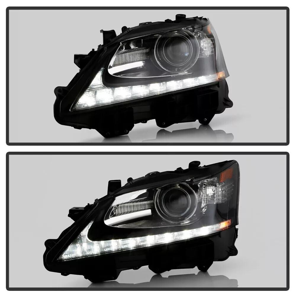 Driver Side LH HID Headlights for 2013-2015 for Lexus GS350 GS450h LED DRL Projector