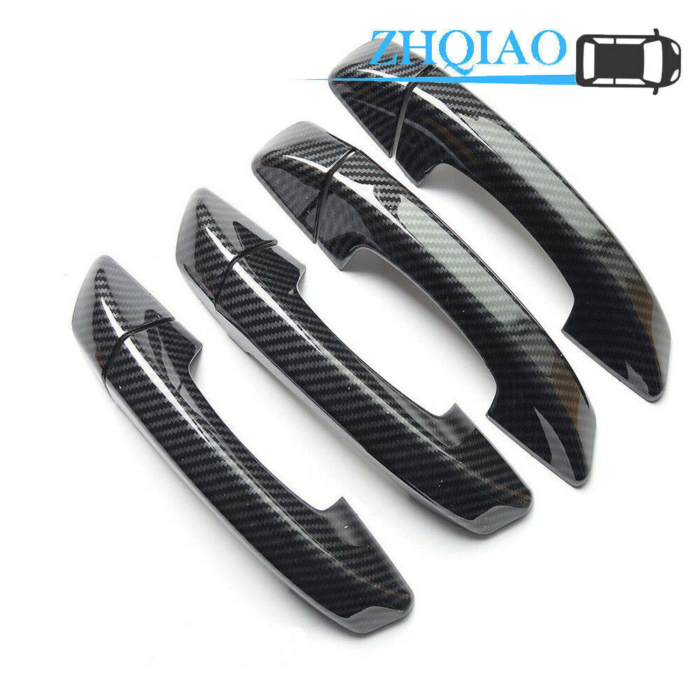 Carbon Fiber Side Door Handle Covers Trim Fit for GOLF 6 2011-2017