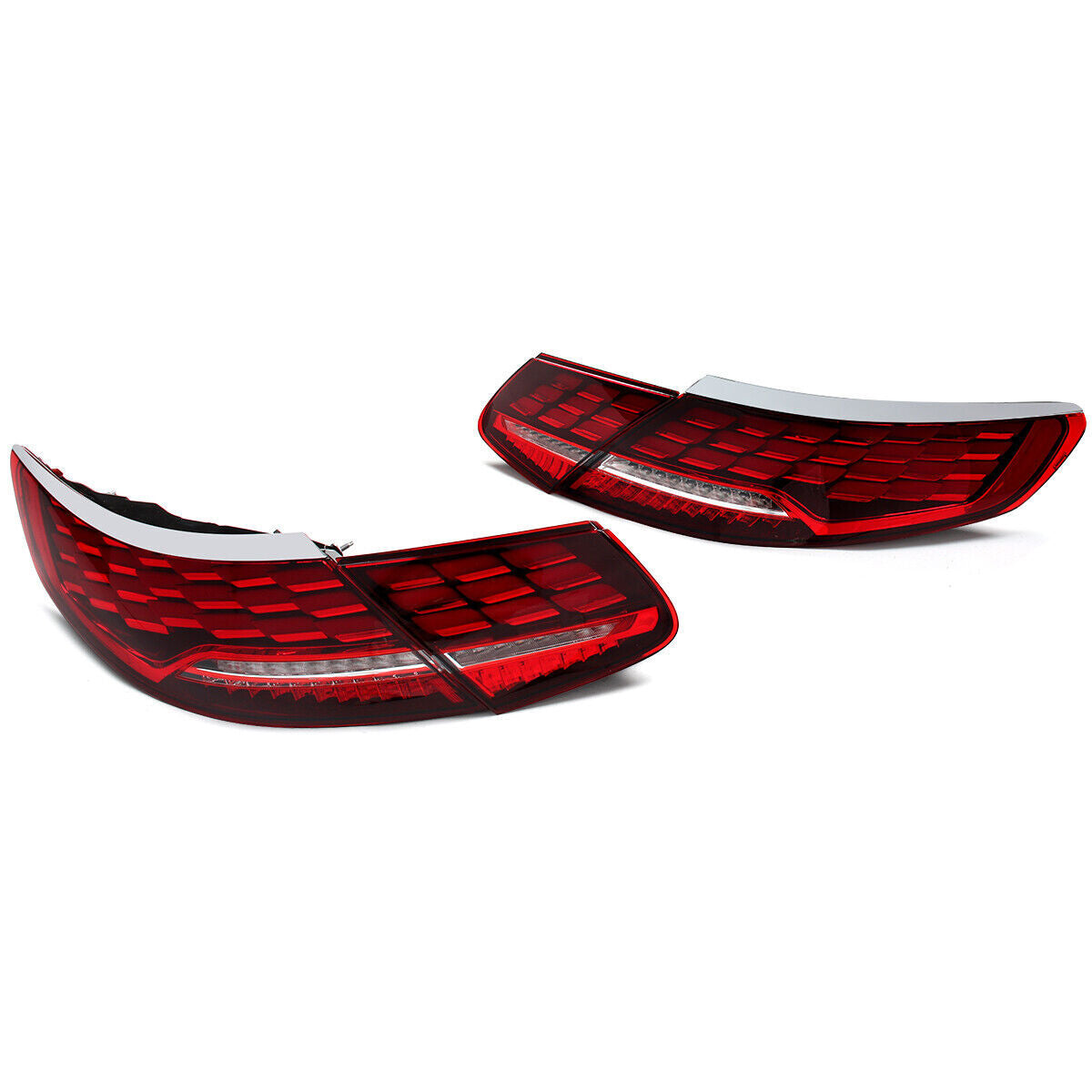 LED taillights upgraded with red lenses for Mercedes-Benz S-Class Coupe W217 C217 14-18