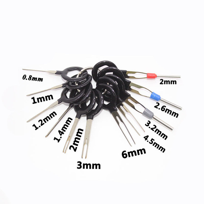 11P Car Wire Plug Puller Release Pin Plug Repair Terminal Removal Extractor Tool