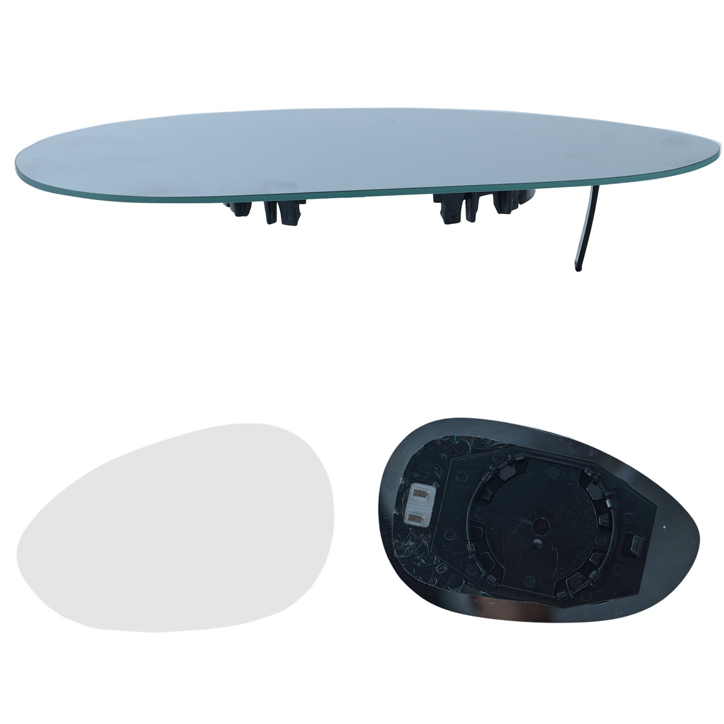 2PCS for Fiat 500 500c 2007 to 2023 Right & Left Side Heated Wing Mirror Glass