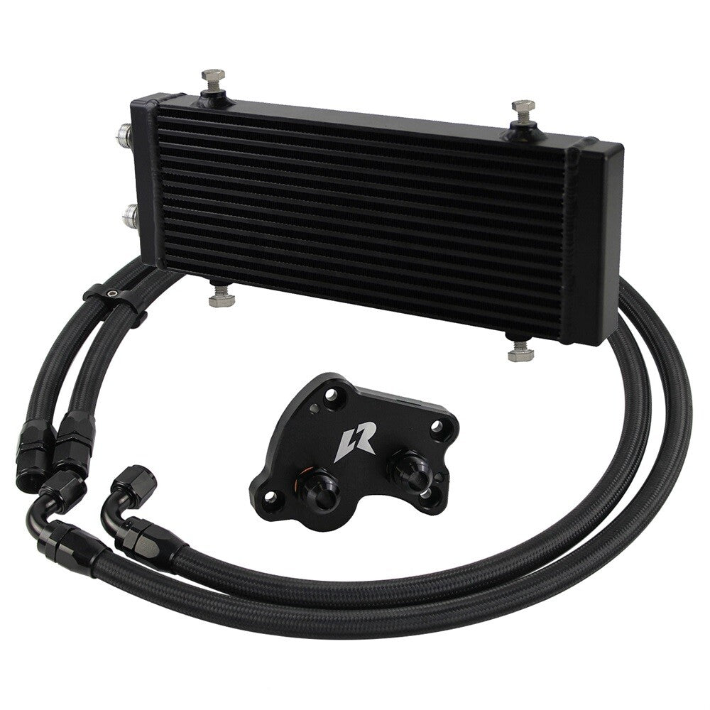 Medium Dual Pass Bar  Plate Oil Cooler Kit for BMW for Mini Cooper S R53 R52 R50 BK