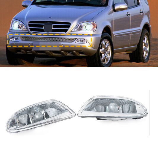 Pair Car Fog Light Lamp for Mercedes for Benz W163 ML350 ML500 ML430 ML320