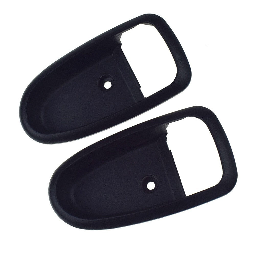 Black Plastic Door Handle Cover Trim for Hyundai for Elantra Interior Pack of 2