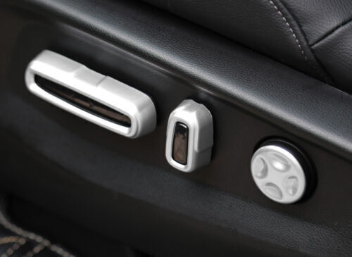 Silver Cover Trim ABS for Seat Adjust Handle Button Fit for Honda CRV CR-V 2017-2021