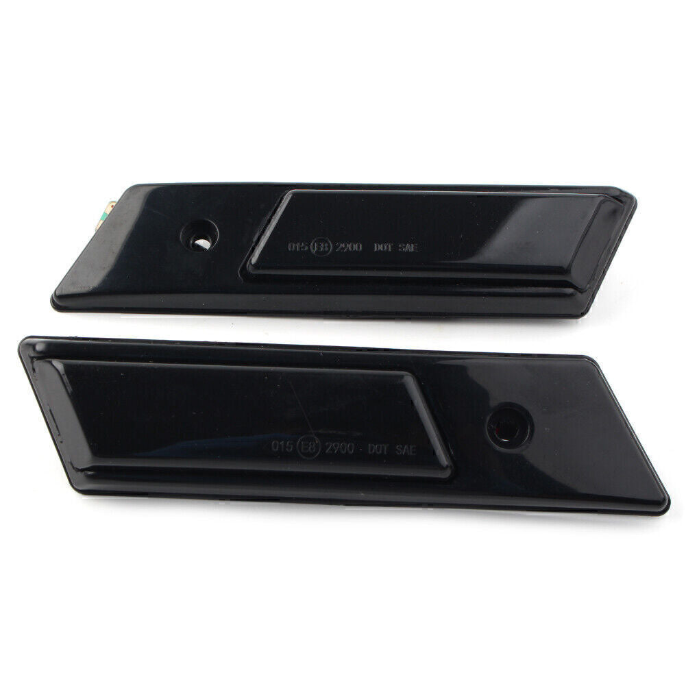 Suitable for BMW 3 Series, 5 Series, 7 Series, E36, E34, E32, Black Dynamic LED Side Marker Turn Signal Lights
