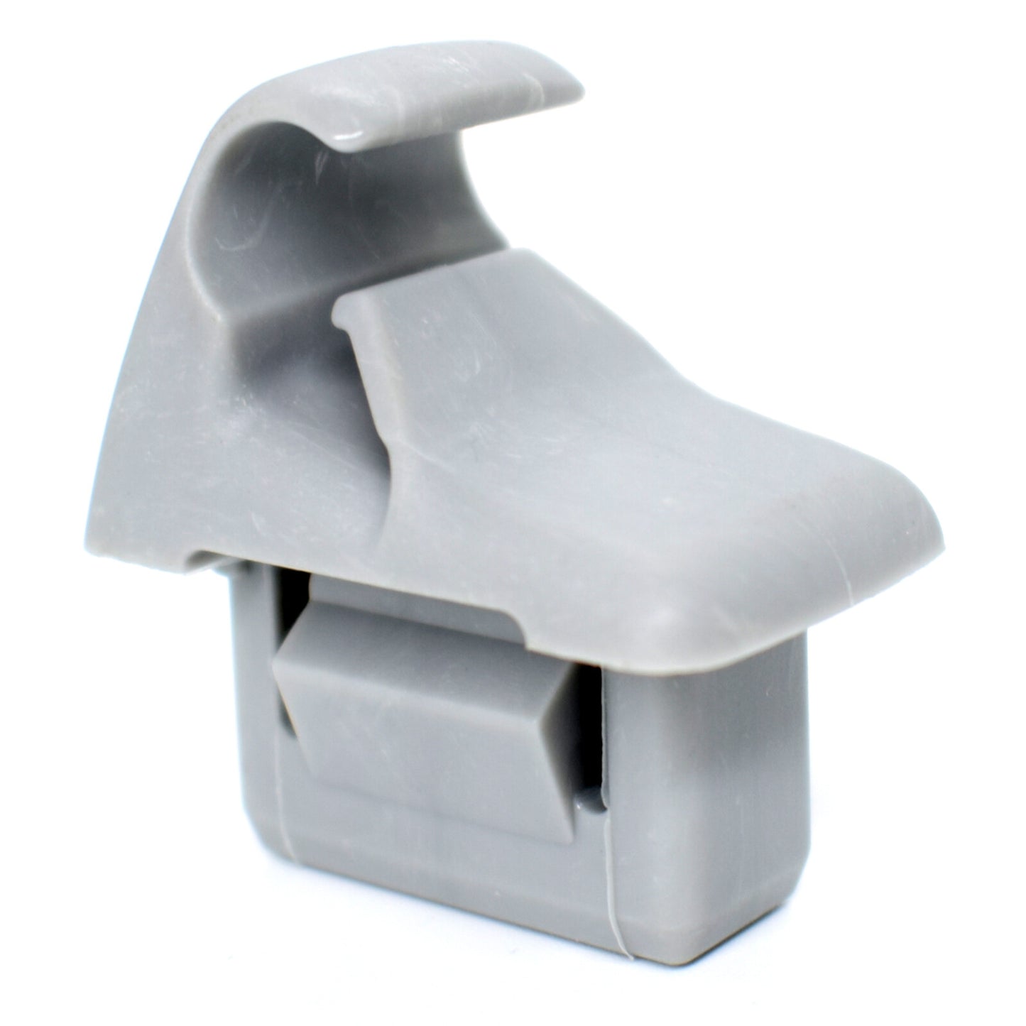 2 X Sun Visor Hook Clips Hanger Bracket for Mitsubishi Lancer Outlander ASX Gray