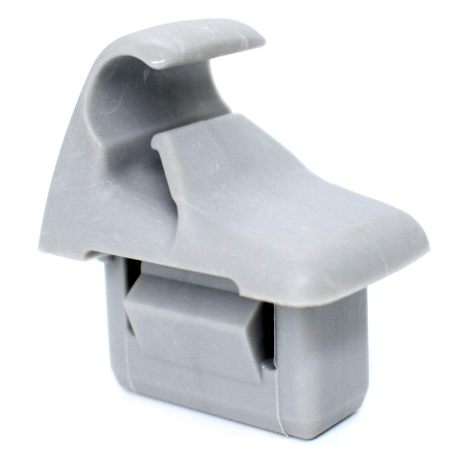 2 X Sun Visor Hook Clips Hanger Bracket for Mitsubishi Lancer Outlander ASX Gray