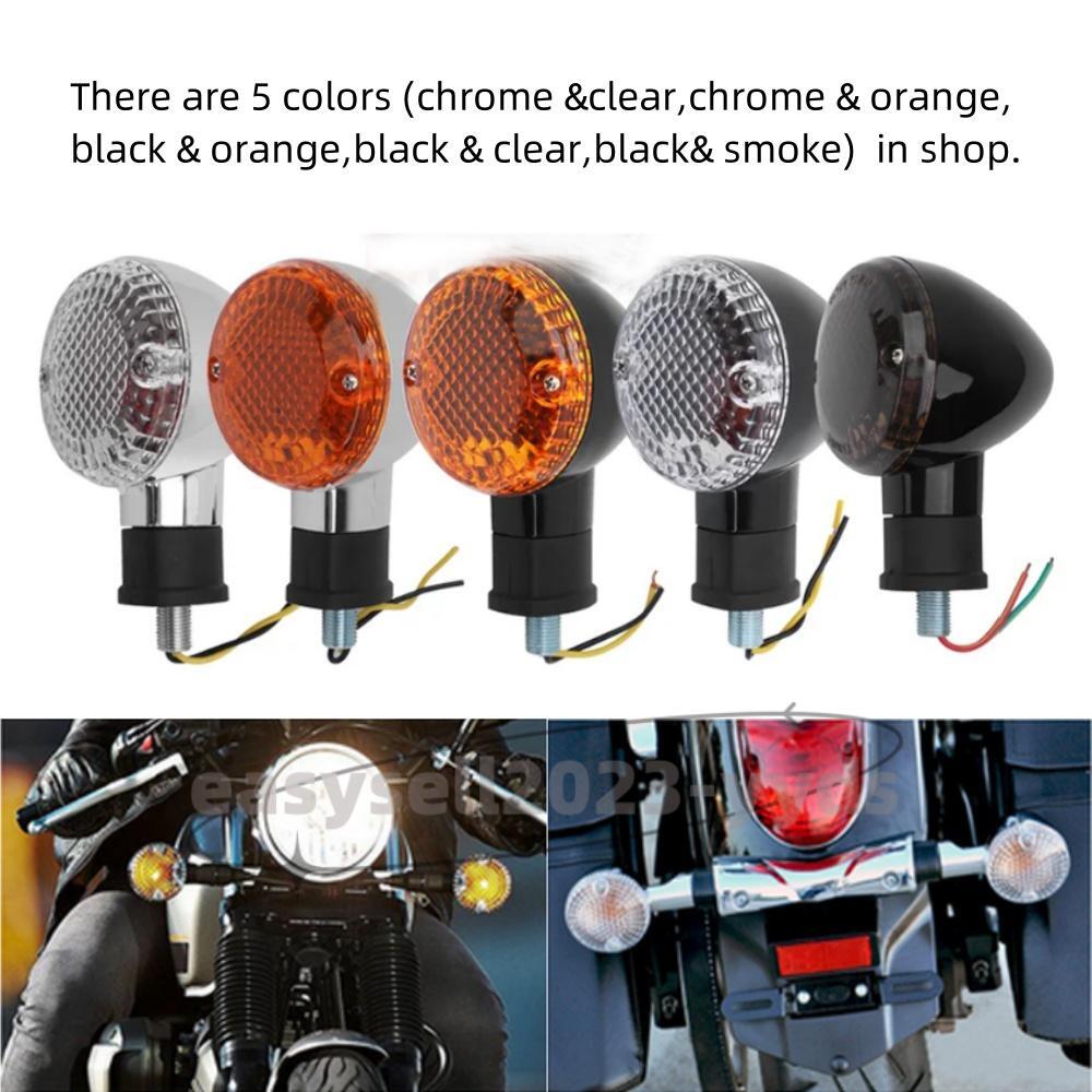 2pcs Front Rear Turn Signal Light Indicator Lamp for Yamaha Bolt XVS950 14-18