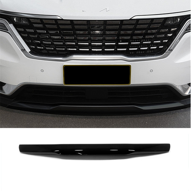 for Kia Carnival 2022-2023 Black ABS Front Bottom Bumper Lid Molding Guard Cover