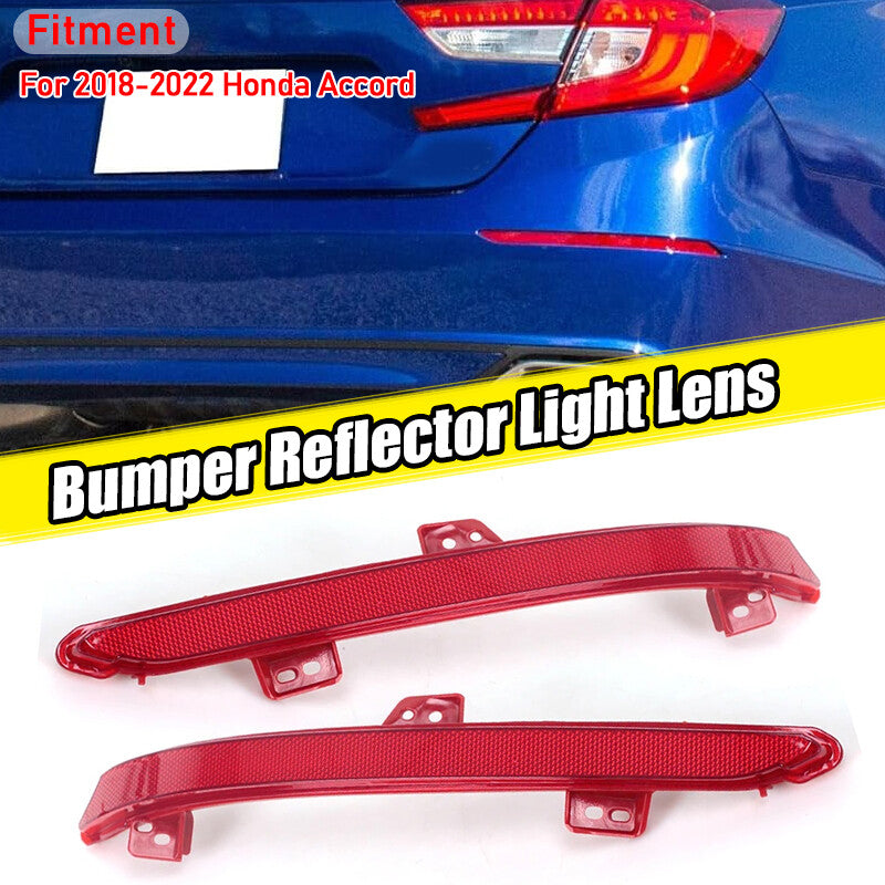 US-approved 2018-2022 for Honda Accord bumper reflector Lmap rear stop taillights red