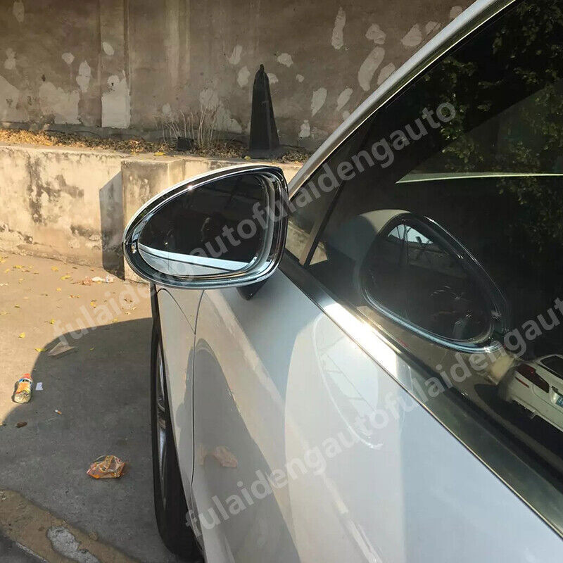 for Porsche Macan 2014-2021 Chrome Car Side Mirror Rain Eyebrow frame cover Trim