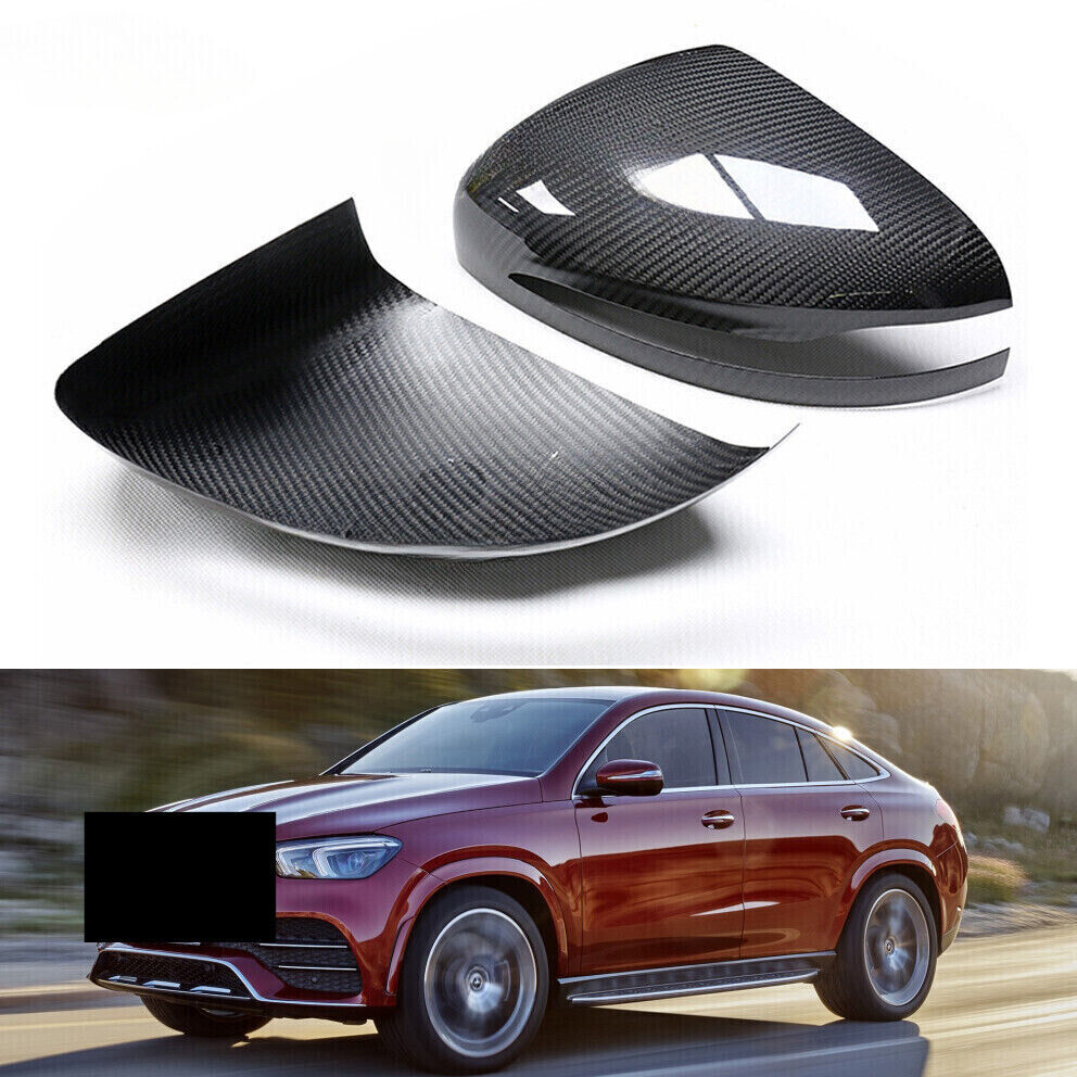 for Benz W167 W464 GLE GLS G63 19-23 Carbon Fiber Side View Mirror Cover Shell
