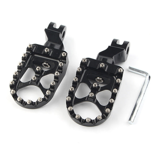 For T100 T900 2001-2015 Thruxton 1200 2004-2015 Wide Front Foot Pegs Footrests
