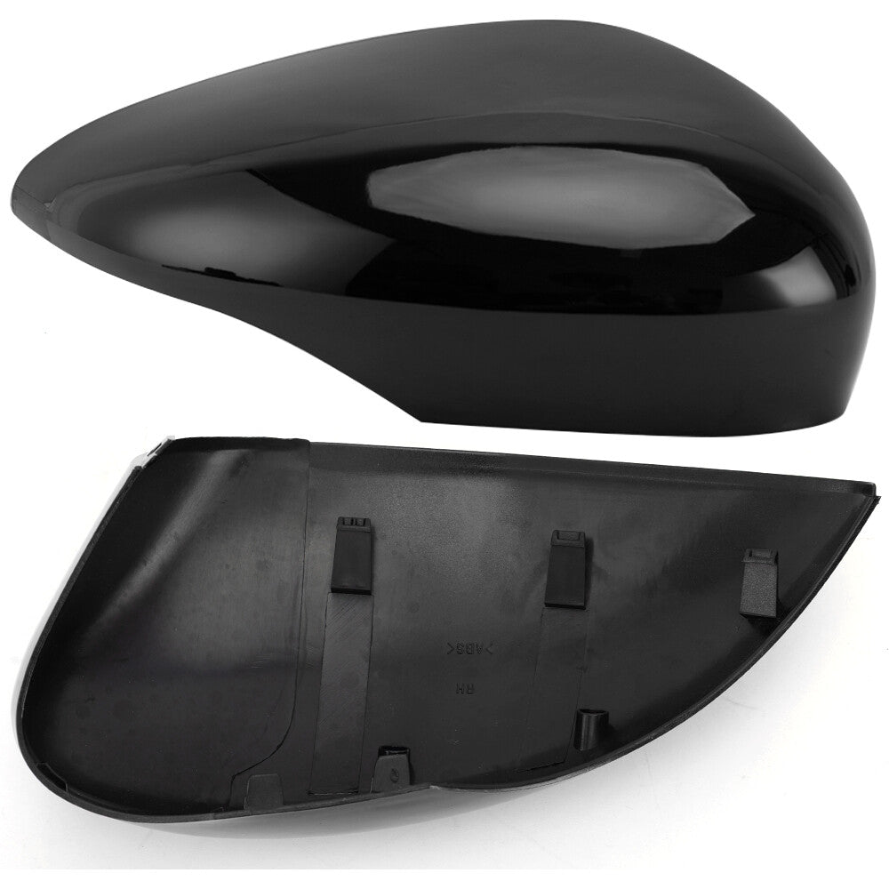 2¡Á for Ford Fiesta MK7 2008-2017 Aussenspiegel Spiegelkappe Abdeckung Schwarz