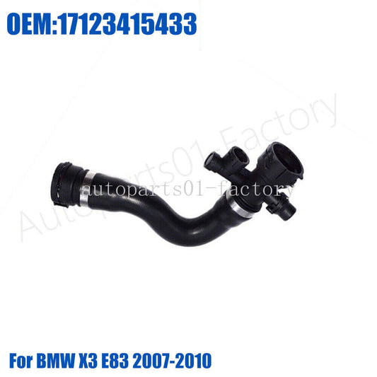 17123415433 Upper Water Return Radiator Cooling Hose for BMW X3 E83 2007-2010