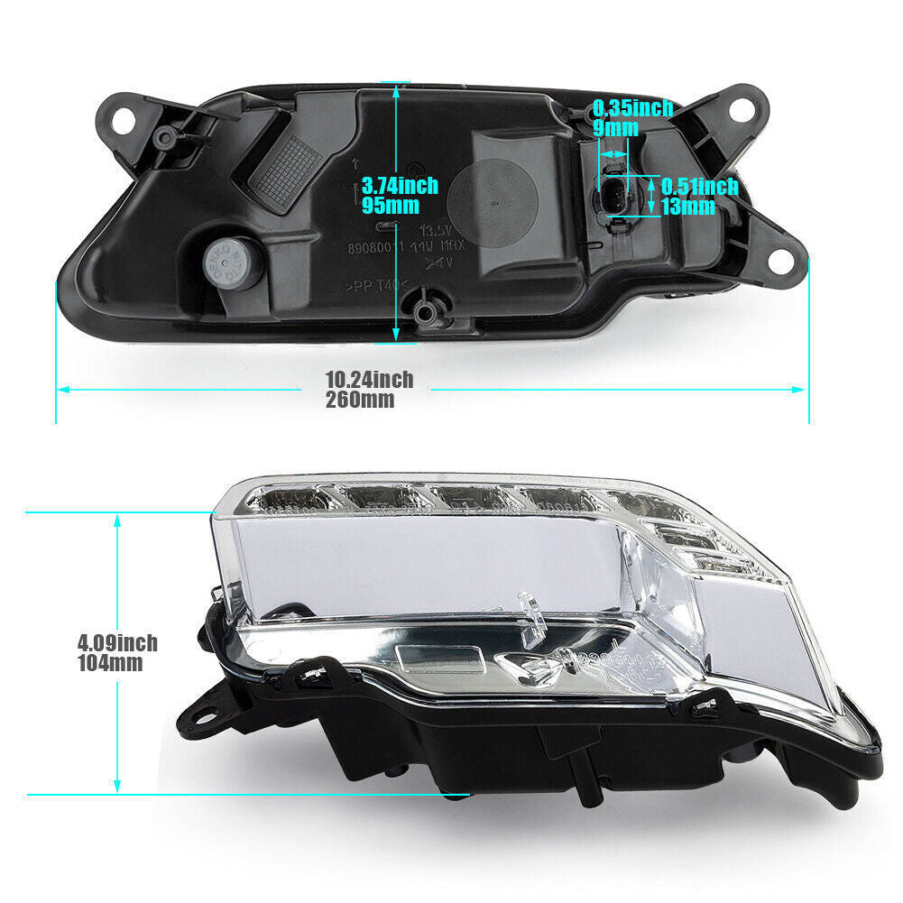Left Day Running Light Driver Side Fits for Mercedes-Benz E550 2010 2013 14-16