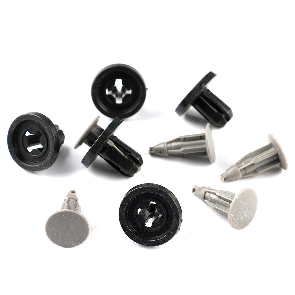 40Pcs Fit For RAV4 for 4Runner Bumper Cover Clip Nylon Push Type Retainer Fastener