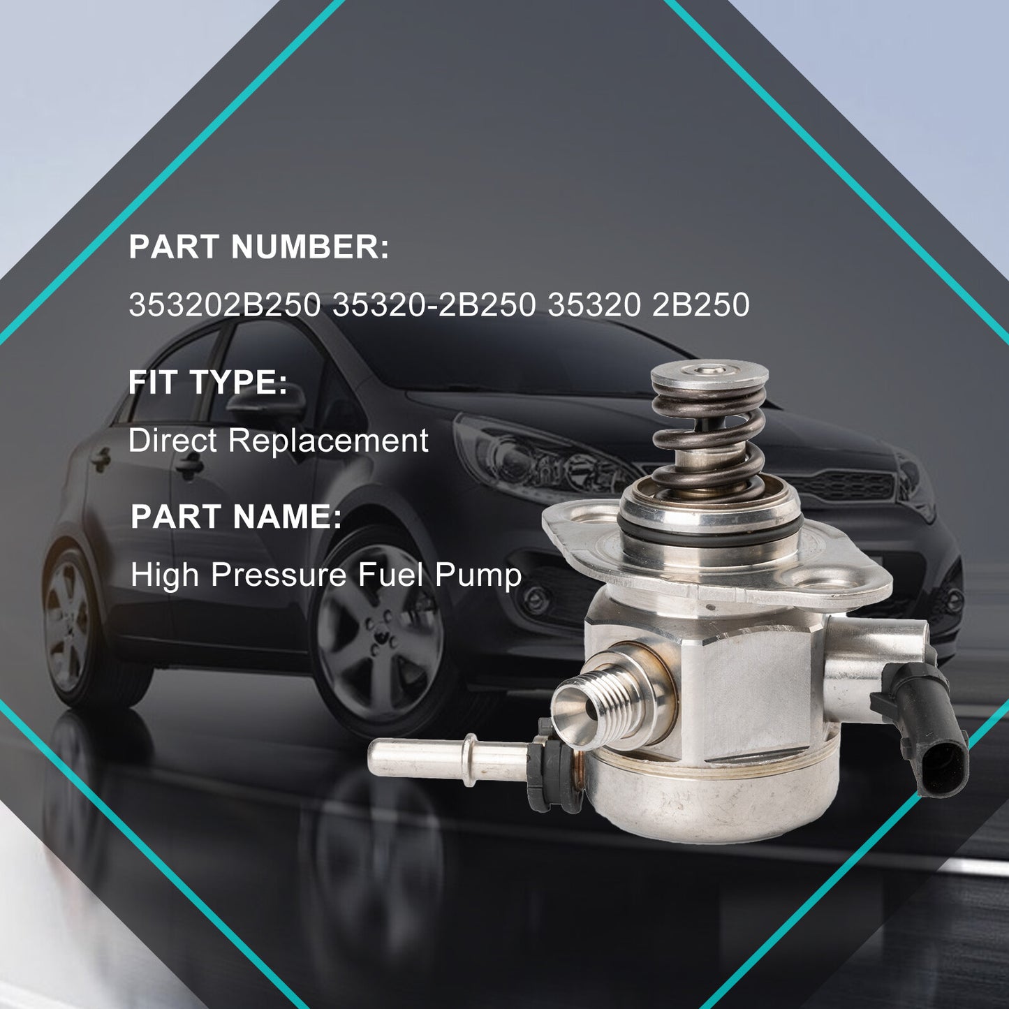 35320-2B250 High-Pressure Fuel Pump for 2018-2019 for Hyundai -accented for Kia Rio 1.6L